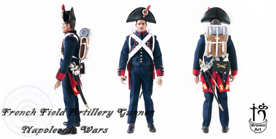 Napoleonic - French Field Artillery Gunner - DeLuxe Version