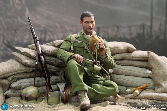 80152-36 Burk - WWII German Africa Korps Infantry Man