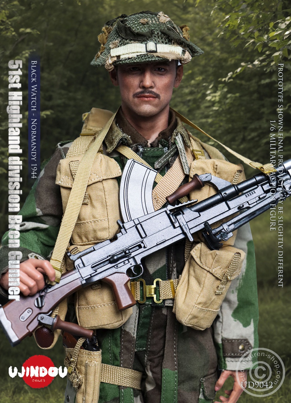 51st Highland Division Bren Gunner - Black Watch - Normandy 1944 - in 1/6 scale 51st Highland Division Bren Gunner - Black Watch - Normandy 1944 - in 1/6 scale