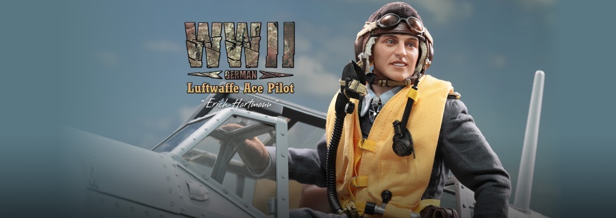 Erich Hartmann - WWII German Luftwaffe Ace Pilot - in 1/6 scale Erich Hartmann - WWII German Luftwaffe Ace Pilot - in 1/6 scale