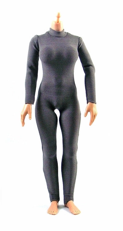 Grey Body Suit - Spandex