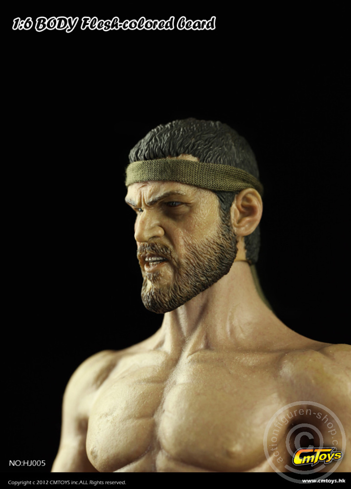CMTHJ005-03 Muskel Body w/ Head - Caucasian