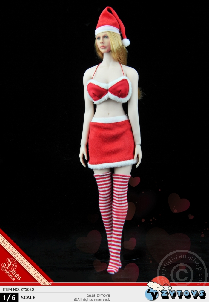ZY5020-01 Sexy Female Santa Outfit Set