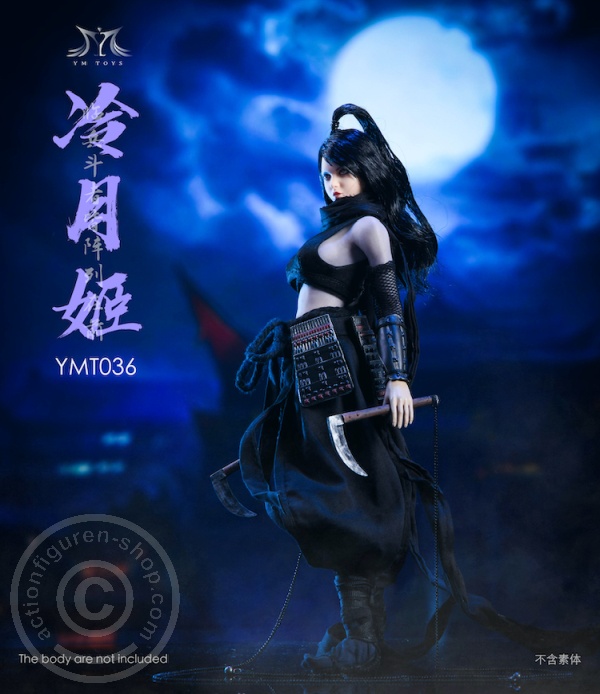 YMT36-08 Cold Moon Ninja - Female Outfit & Head Set