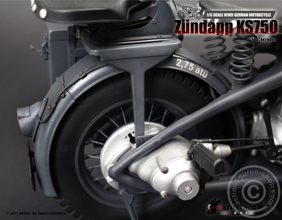 Zündapp KS750 Motorrad - grau