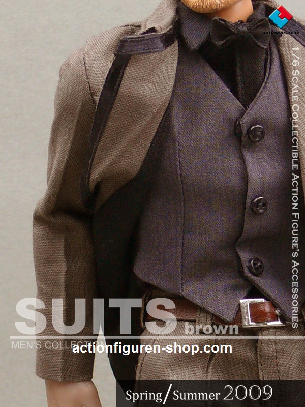 TMMS1-03 Men Suits Set - Brown