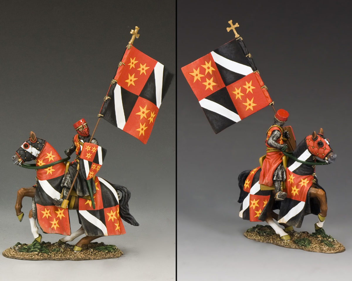 Fighting Flagbearer w/ Horse