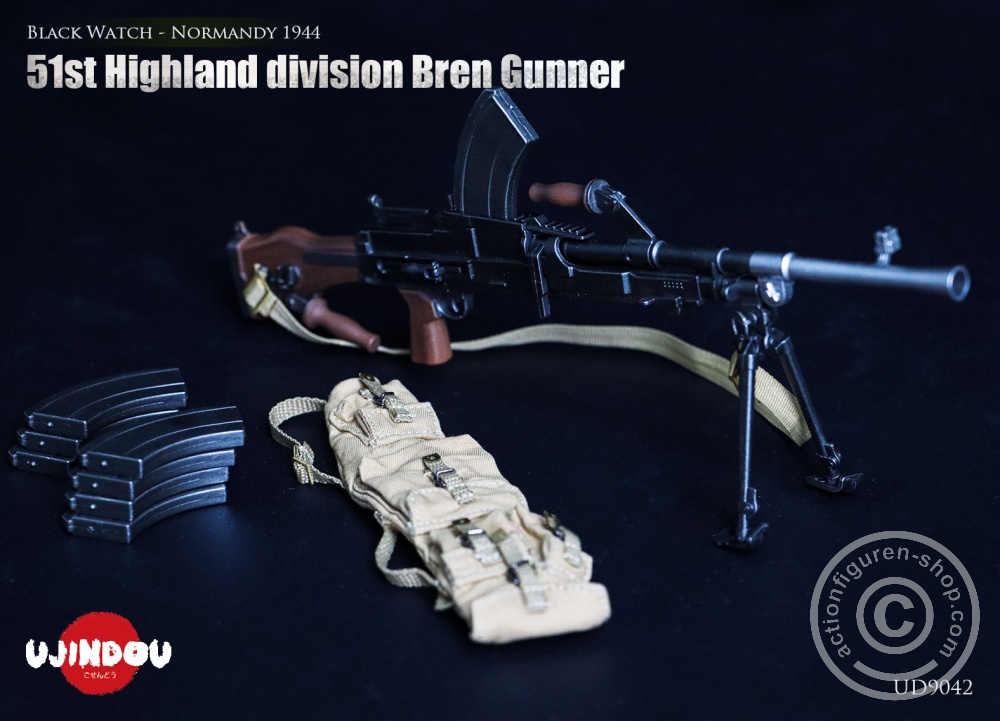 51st Highland Division Bren Gunner - Black Watch - Normandy 1944 - in 1/6 scale 51st Highland Division Bren Gunner - Black Watch - Normandy 1944 - in 1/6 scale