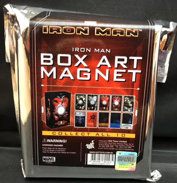 Hot Toys Mini Magnet Box Art Set: IRON MAN