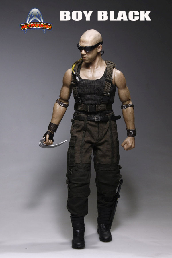ArtF018-12 Boy Black - Riddick - Pitch Black