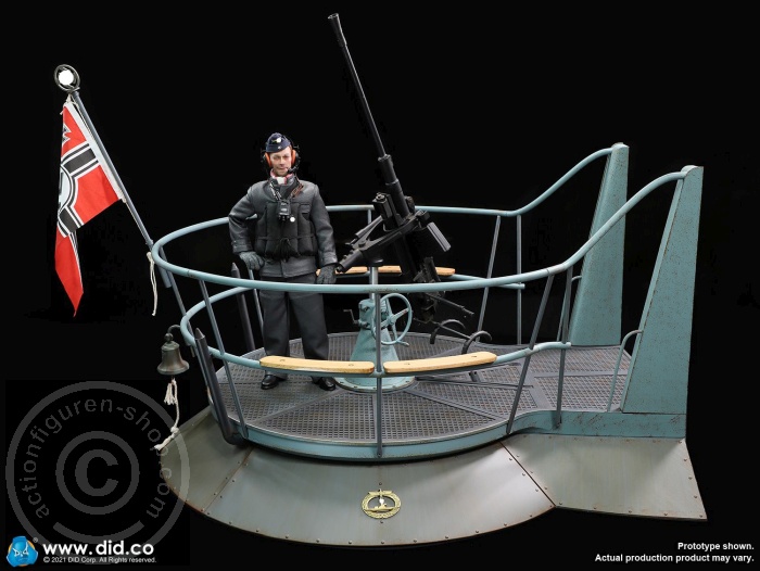 E60059ABCD-11 U-Boat Tower Diorama Set (20mm FLAK)