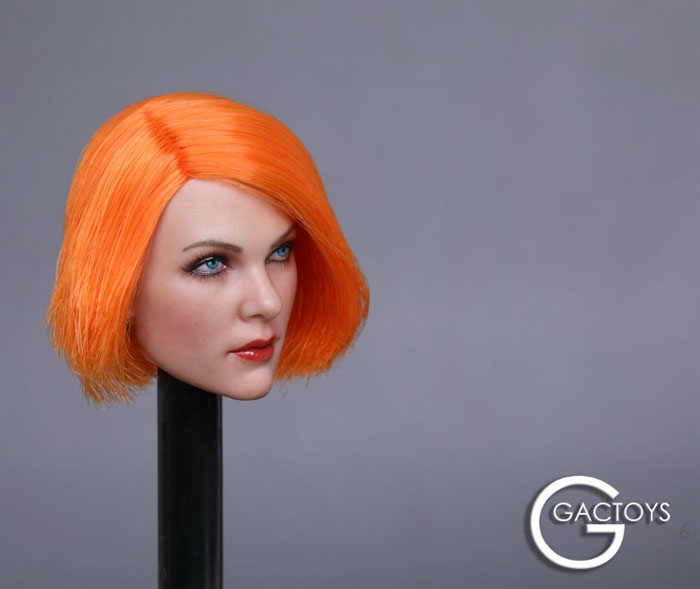 Female Head - orange Hair