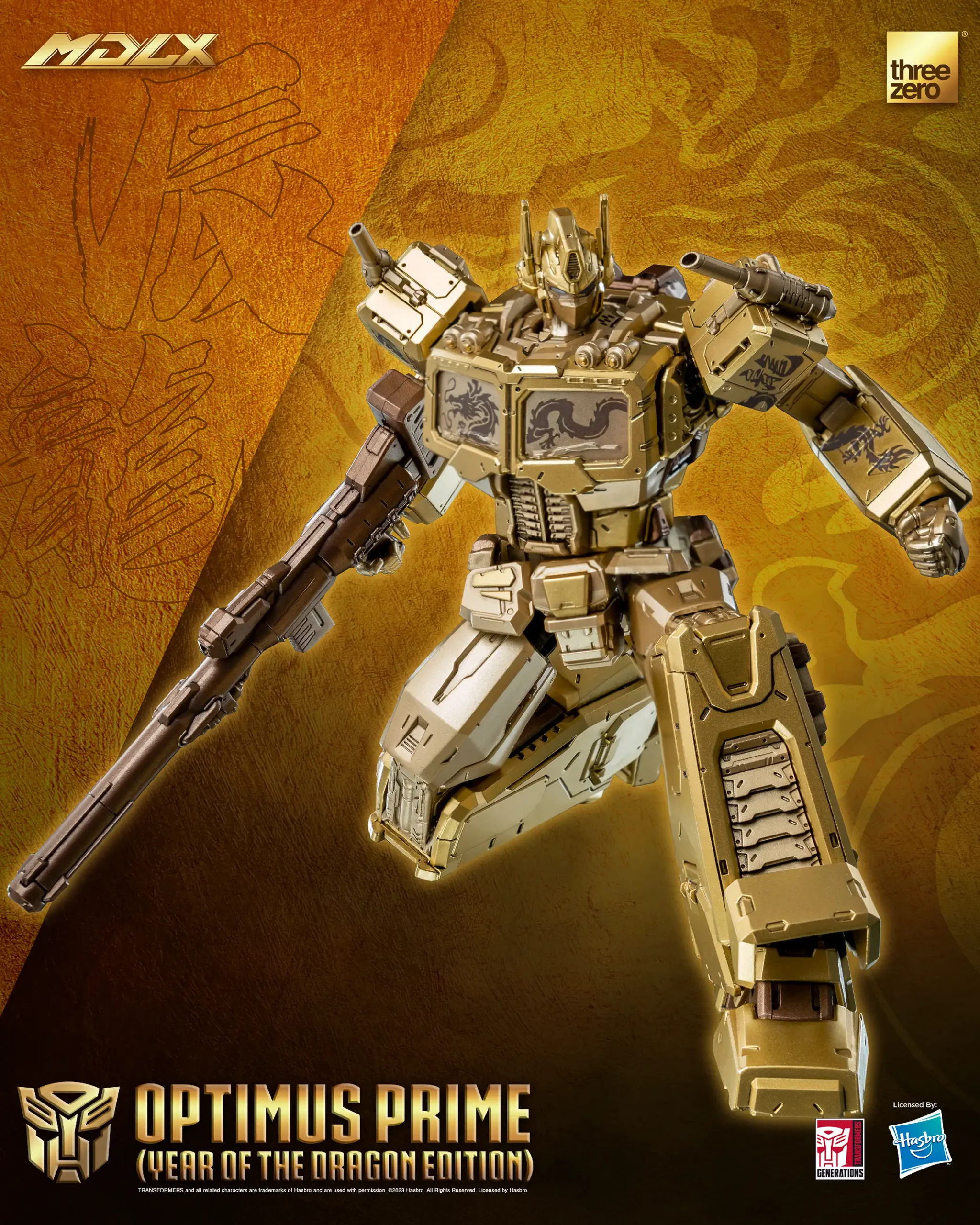 Transformers - MDLX Optimus Prime (Year of the Dragon Limited Edition) Transformers - MDLX Optimus Prime (Year of the Dragon Limited Edition)