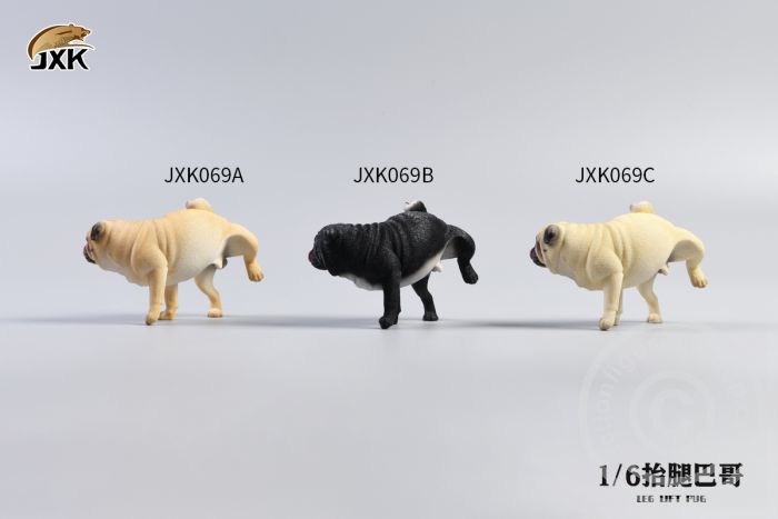 JXK069ABCDEF-02 Pug w/ Leg Lift & Diorama Platform