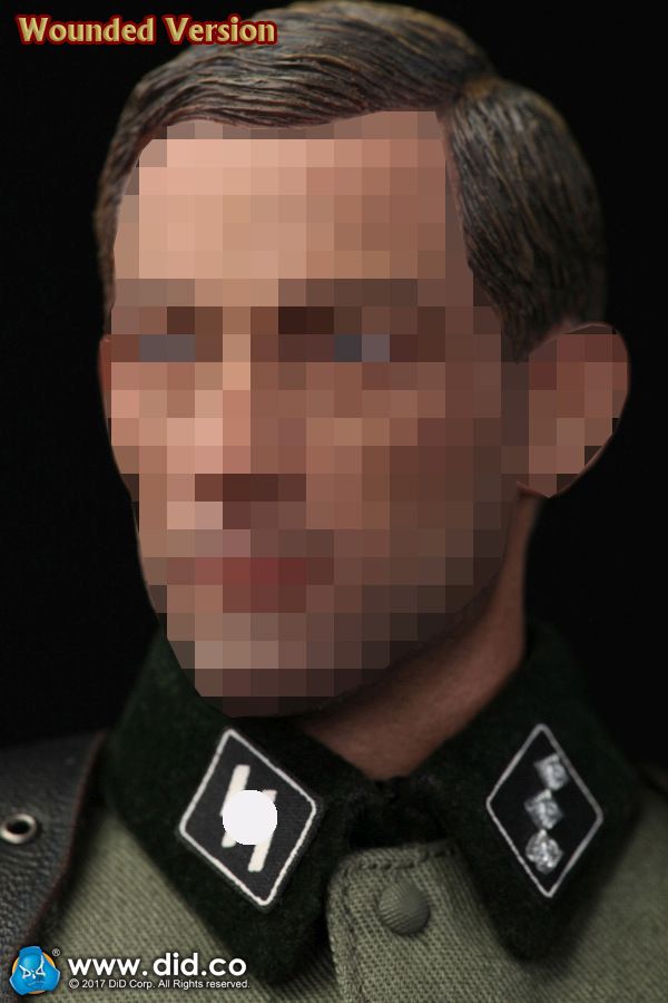 80118s-04 Rainer 12. SS Panzer Division Hitlerjugend - Wounded