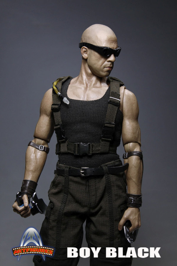ArtF018-16 Boy Black - Riddick - Pitch Black