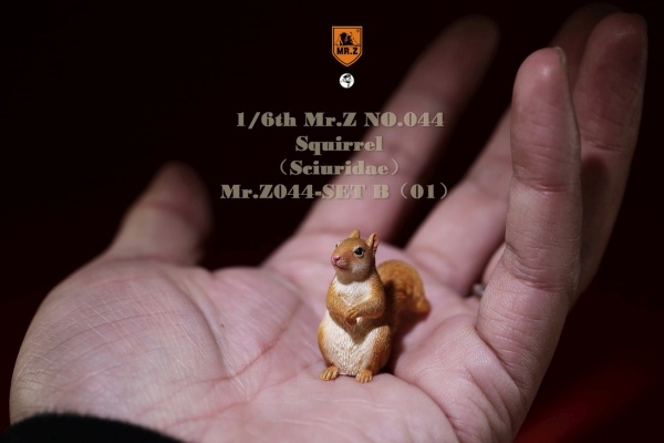 MRZ044B-02 3 Squirrel (Set B)