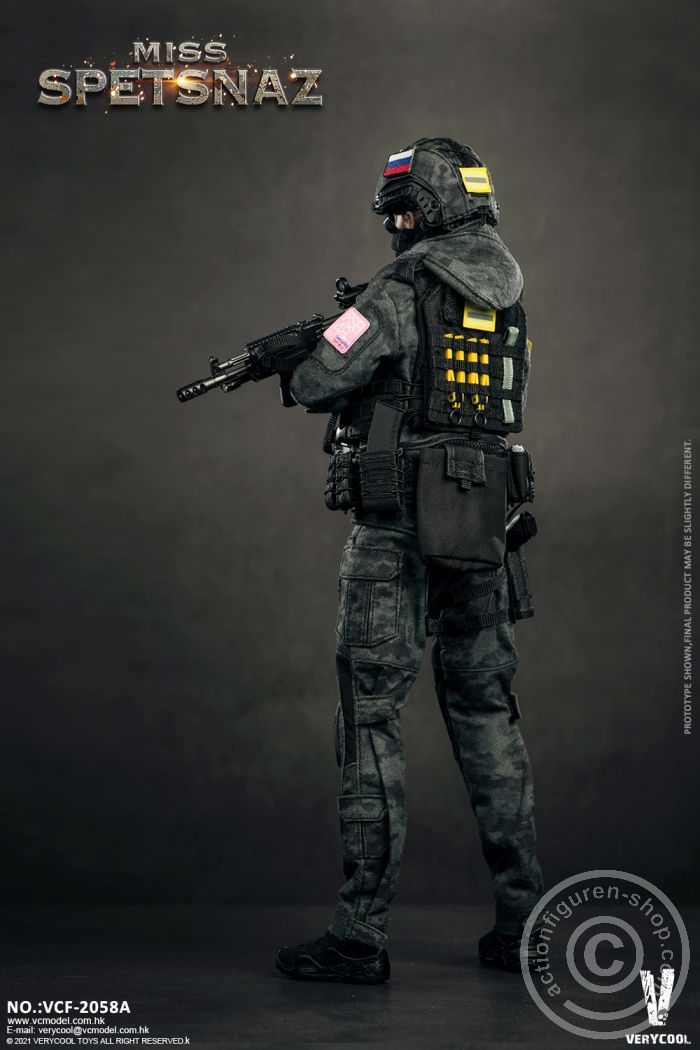 Miss Spetsnaz 2.0 in MCB Camouflage - black Vest