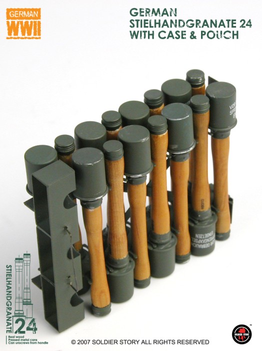 SSt-M24-19 Stielhandgranate 24 mit Packkasten