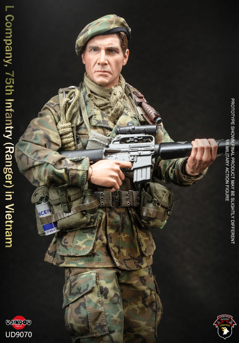 U.S. ARMY L Company - 75th Infantry (Ranger) in Vietnam - in 1/6 scale
