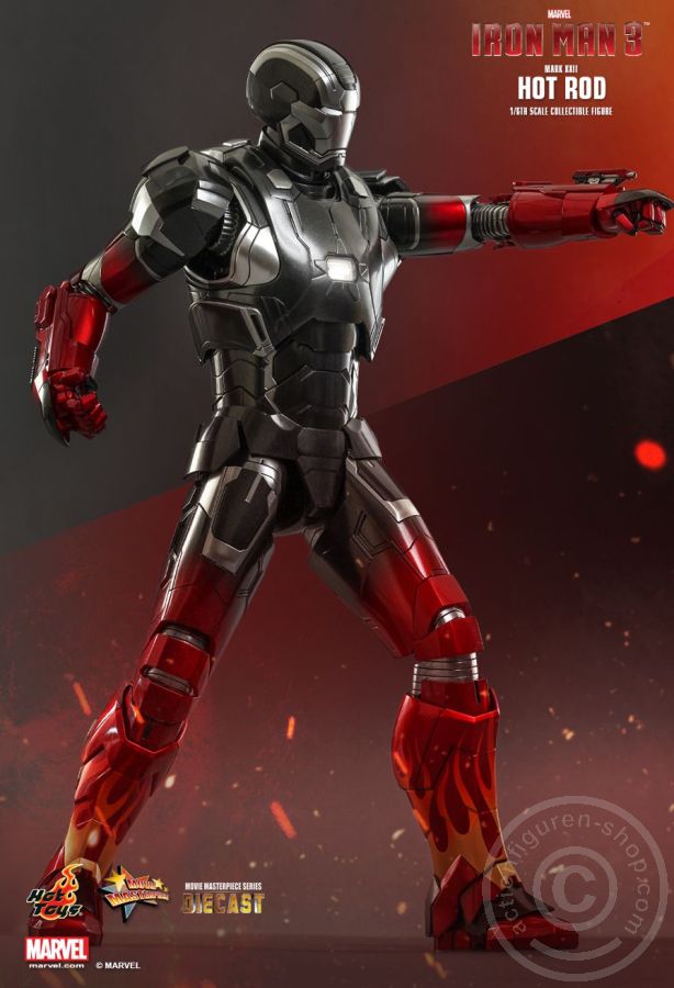 176291-14 Iron Man 3 - Hot Rod (Mark XXII) - Hot Toys Exclusive