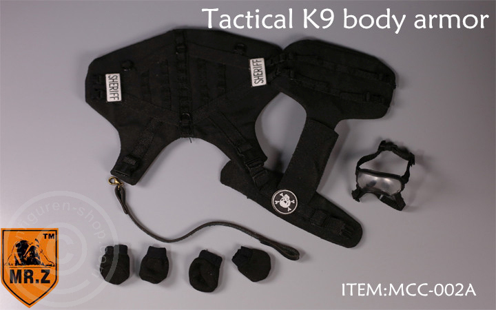 Tactical Body Armor for Dogs - Black