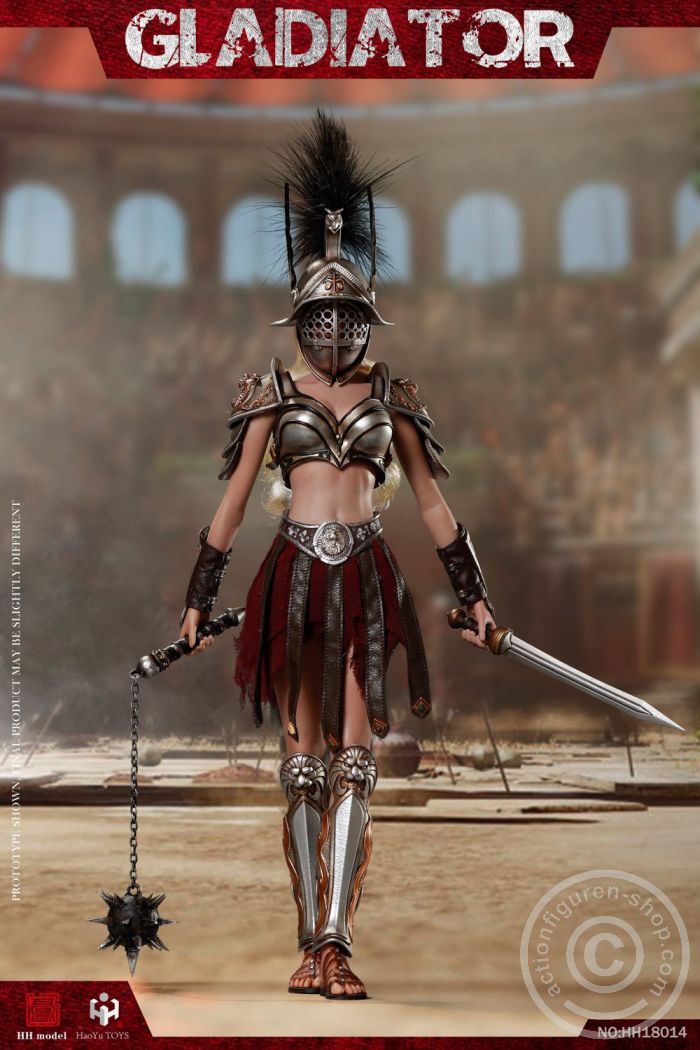 HH18014-02 Gladiator (Deluxe Edition) + Female Gladiator (black version)