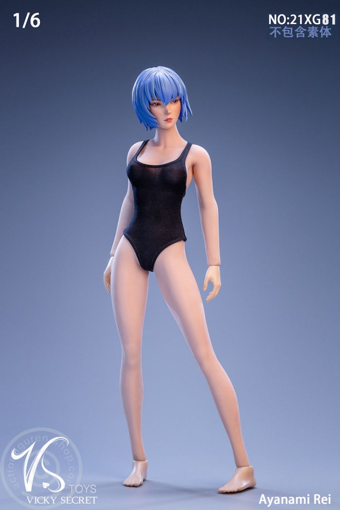 Student Girl - Ayanami Rei - Head & Outfit Set