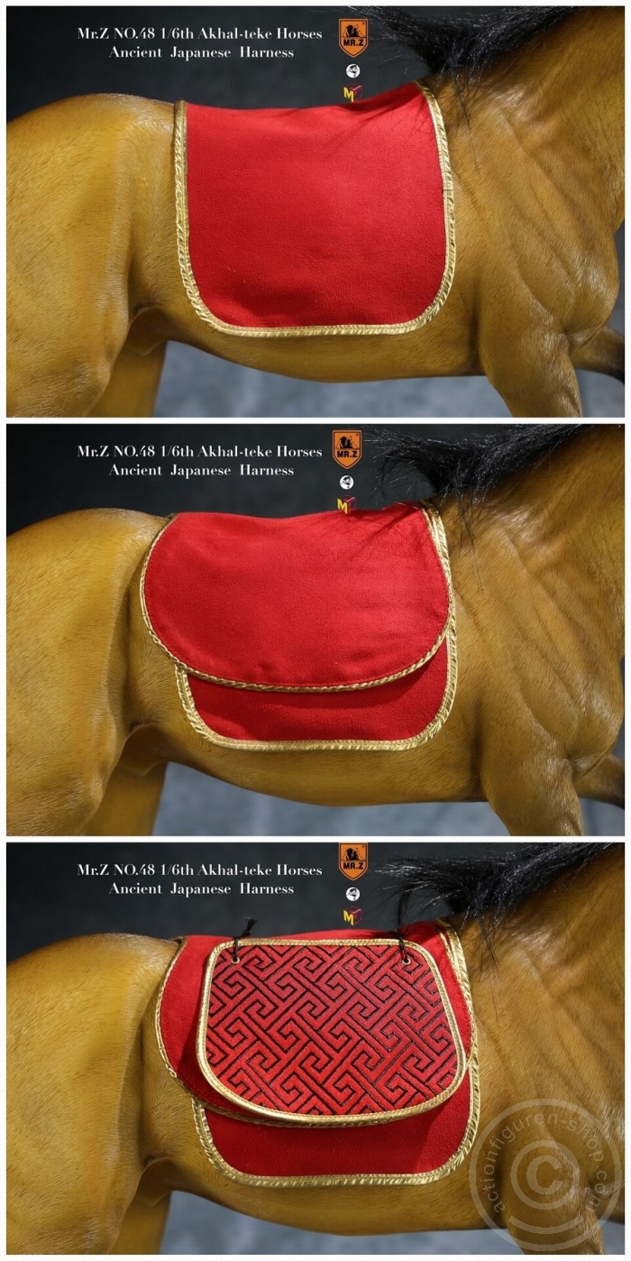 Janpnese Horse Harness Red