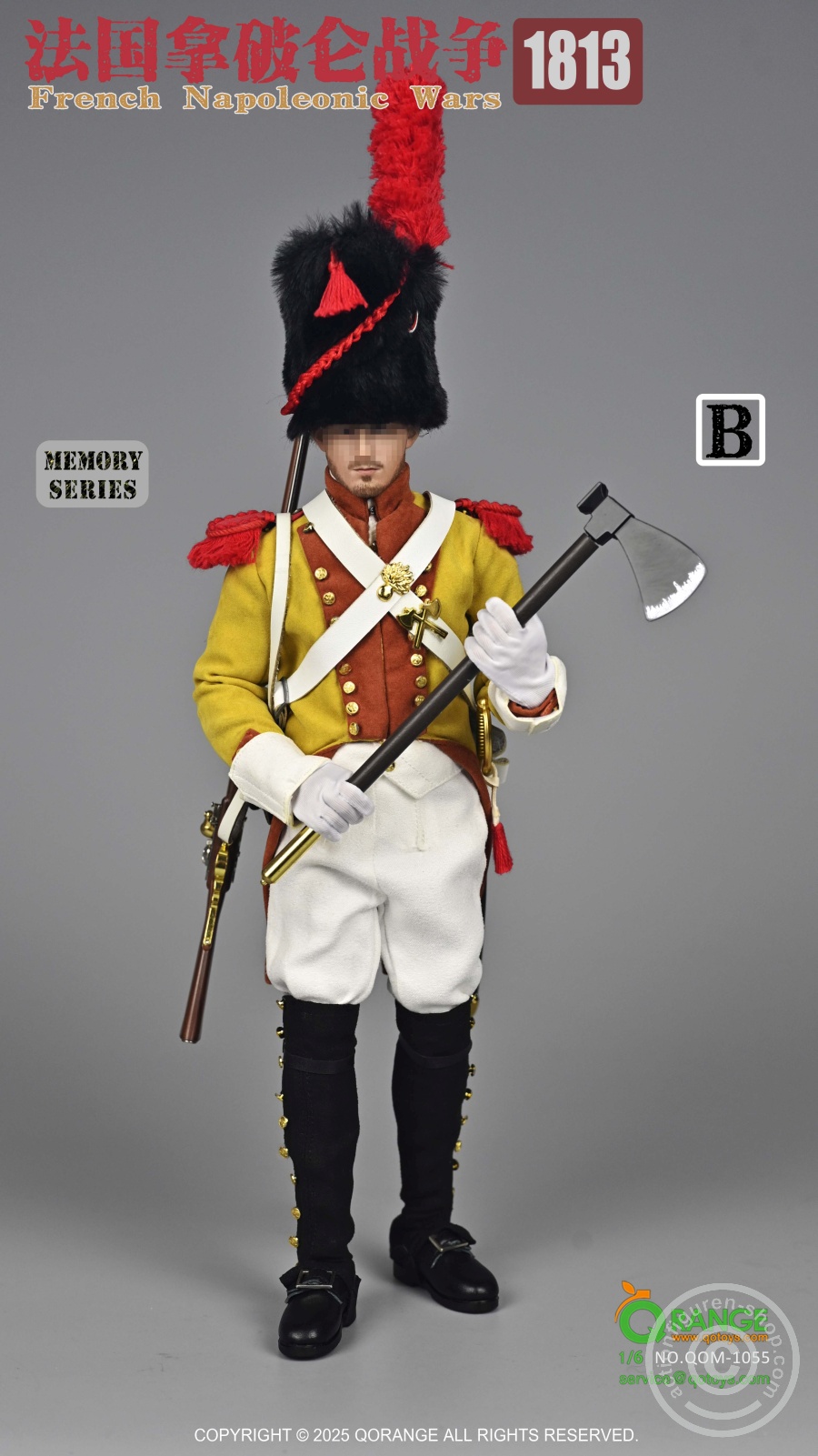 Napoleonic Wars - France 1813 Accessory Set - Set B - in 1/6 scale Kopie