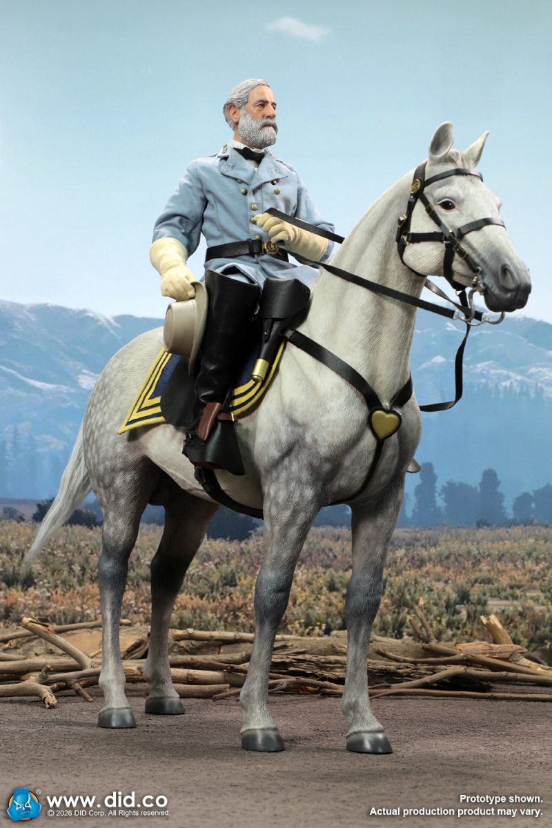Civil War White War Horse (Standing) - 1/6 scale