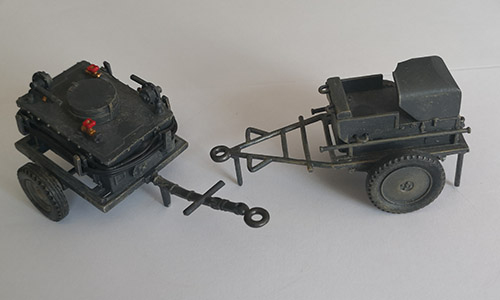 Airfield Refueling Carts - one is damaged