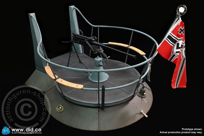 E60059ABCD-09 U-Boat Tower Diorama Set (20mm FLAK)