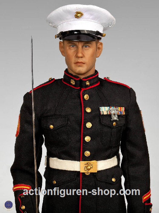 U.S. Marine Corps in Parade Uniform w/ M1 Garand