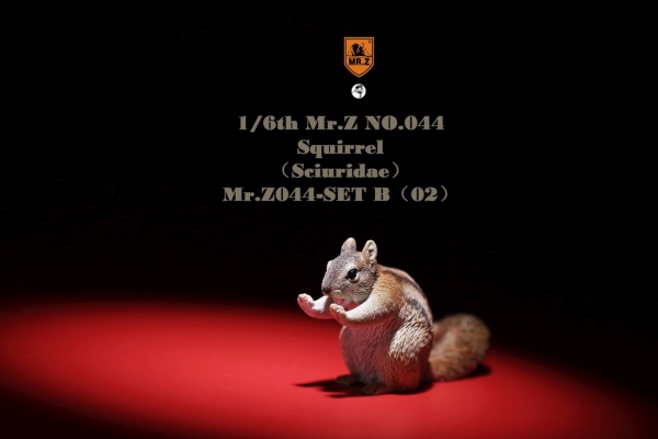 MRZ044B-12 3 Squirrel (Set B)