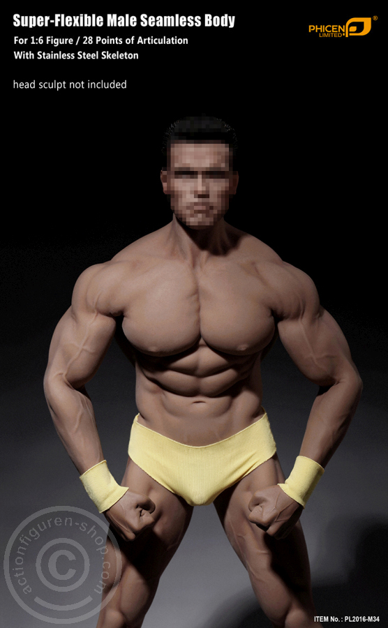 PL2016-M34-03 Super Flexibel Male Seamless Body