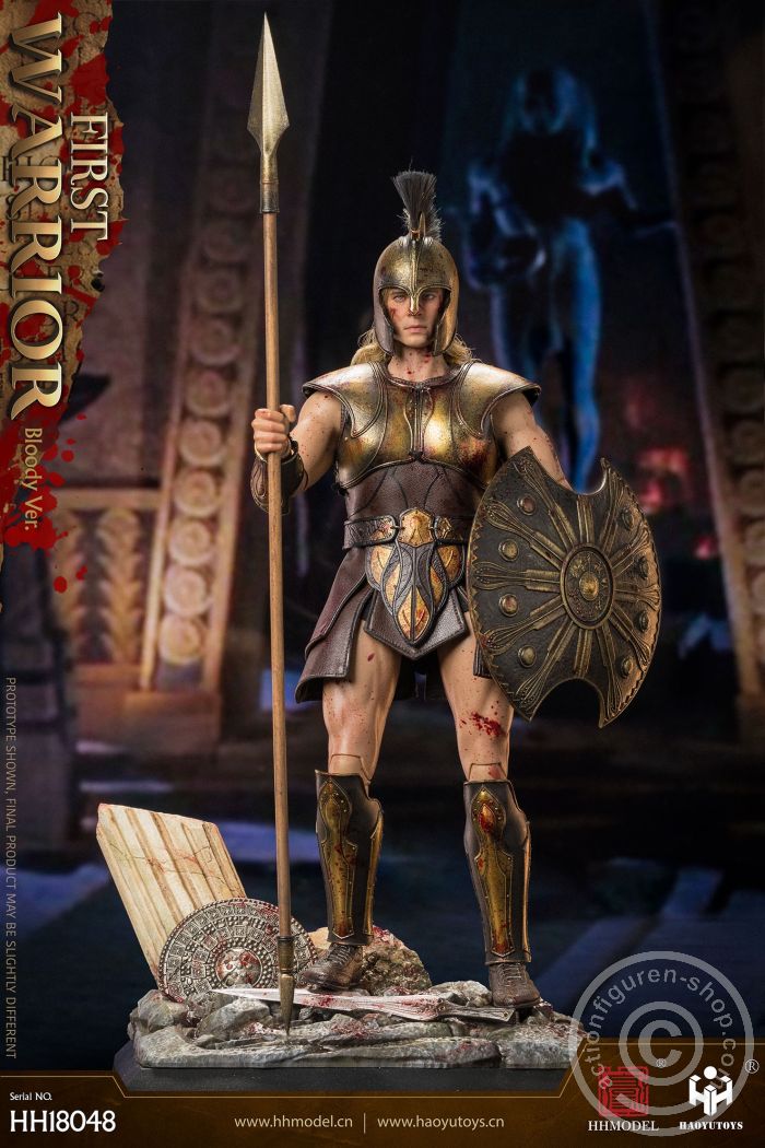 HH18048-02 Greek First Warrior - Bloody Battle Version - Trojan
