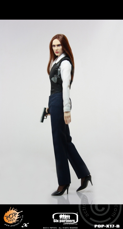 PTx17B-09 MI6 Female Agent - Blue Suit
