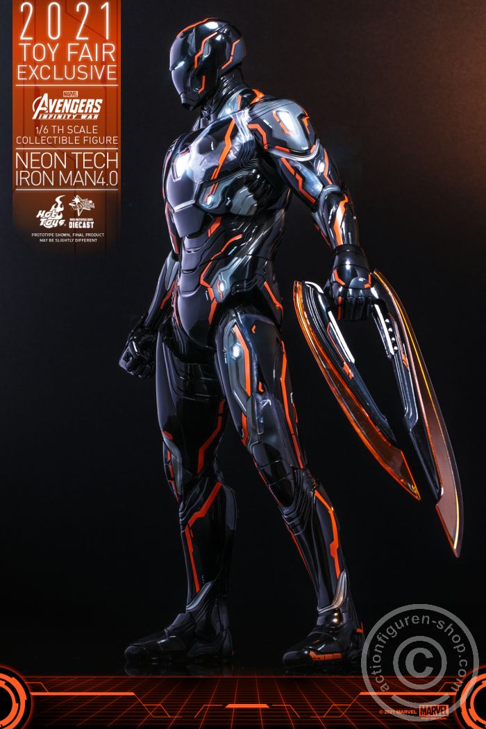 608383-02eF0GMpbNdTrUP Avengers Infinity War - Neon Tech Iron Man 4.0 - Exclusive - MMS597D39