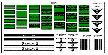 Wehrmacht Ärmel-Abzeichen Set