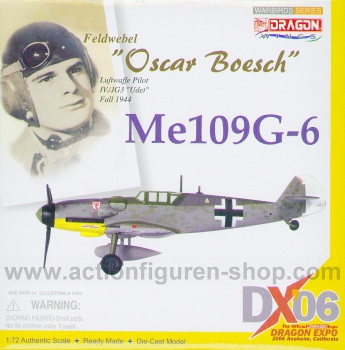 1:72 Me109G-6 Oscar Boesch - DX06 Exclusive