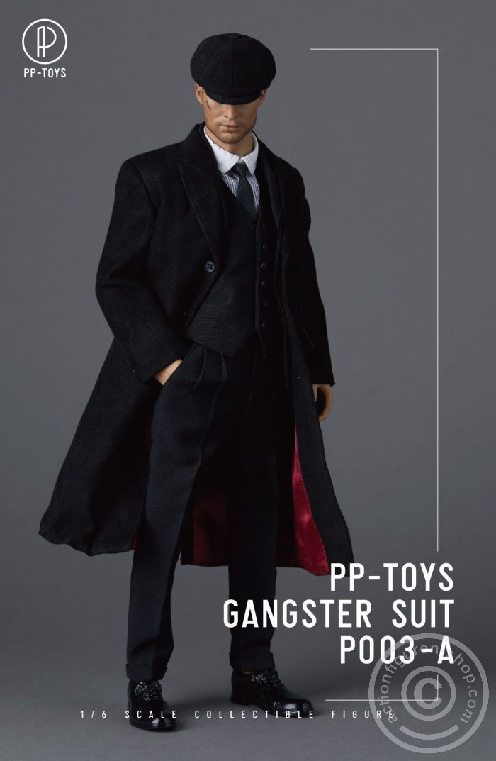 PPTP003A-01 Gangster Suit - Peaky Blinders Set - black