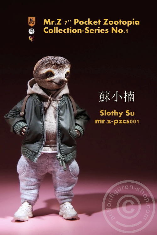 MRZpccs01-03 Slothy Su - 7" Pocket Zootopia Series No.1