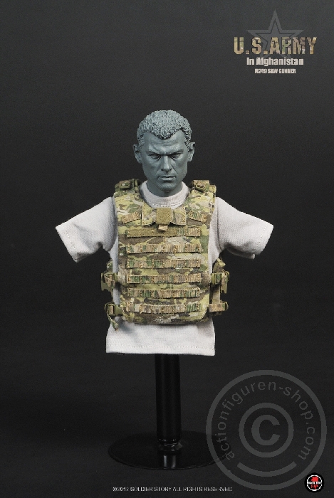 SSt068-51 U.S.Army in Afghanistan M249 SAW Gunner