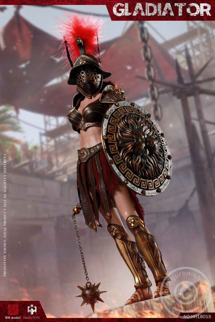 HH18015-03 Gladiator (Deluxe Edition) + Female Gladiator (red version)