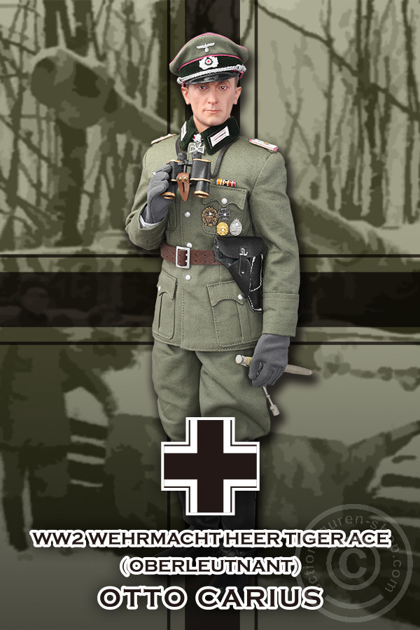 80117G-01 Otto Carius - Graue + Panzer Uniform