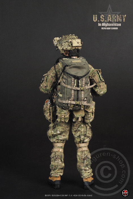 SSt068-05 U.S.Army in Afghanistan M249 SAW Gunner