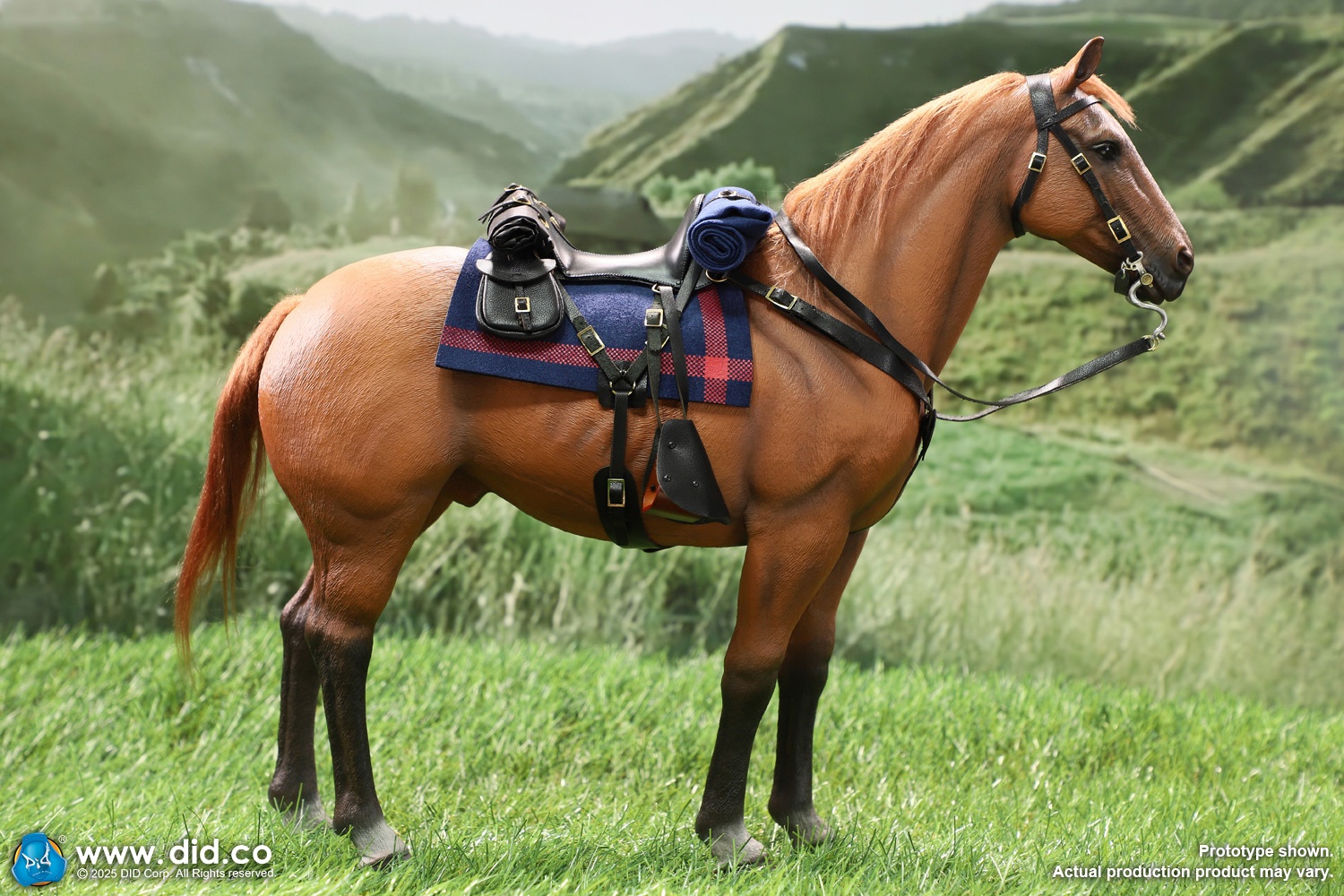 Brown-Red War Horse (Standing) US Army Cavalry - 1/6 scale Brown-Red War Horse (Standing) US Army Cavalry - 1/6 scale