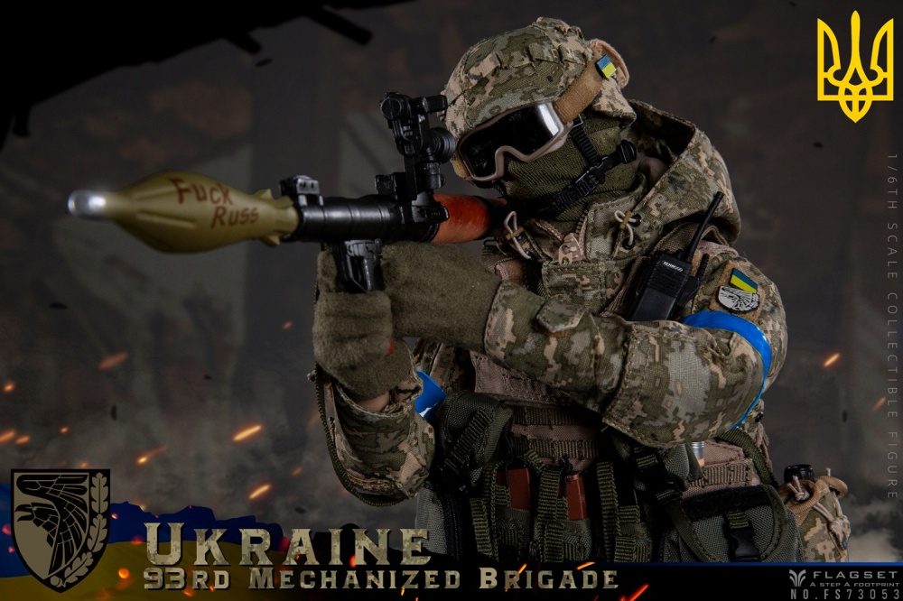Ukraine Army - 93rd Mechanized Brigade - Anti-Tank Gunner - in 1/6 scale Ukraine Army - 93rd Mechanized Brigade - Anti-Tank Gunner - in 1/6 scale