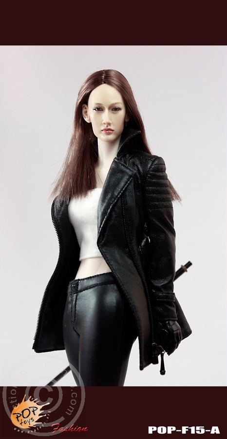 PTF15A-04 Female Agent Nikita Outfit Set - schwarz